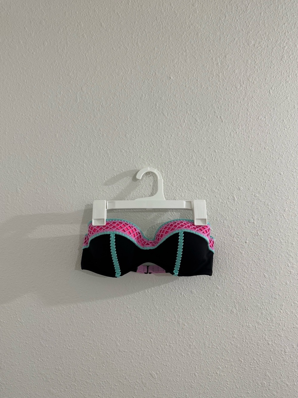 Multicolored bikini top